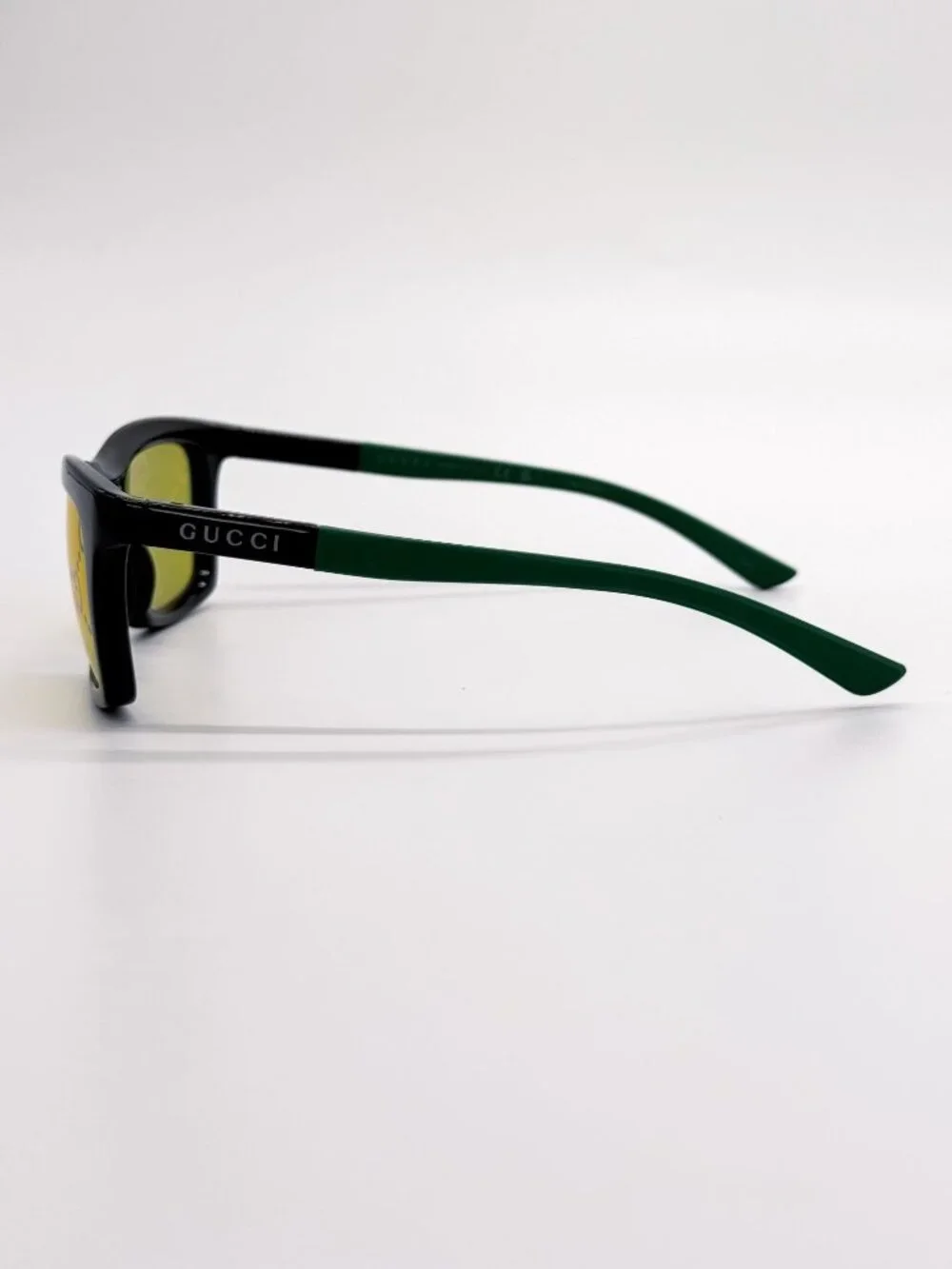 NEW GUCCI SUNGLASSES GG1735S 005 BLACK/GREEN UNISEX EYEWEAR - Picture 6 of 9